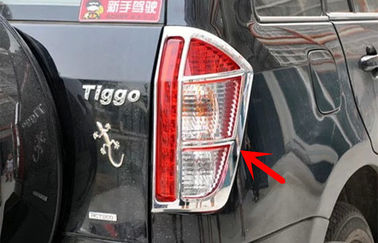 Κίνα Προσαρμοσμένα καλύμματα προβολέων αυτοκινήτων, Chery Tiggo 2012 Tail Lamp Chrome Rim προμηθευτής